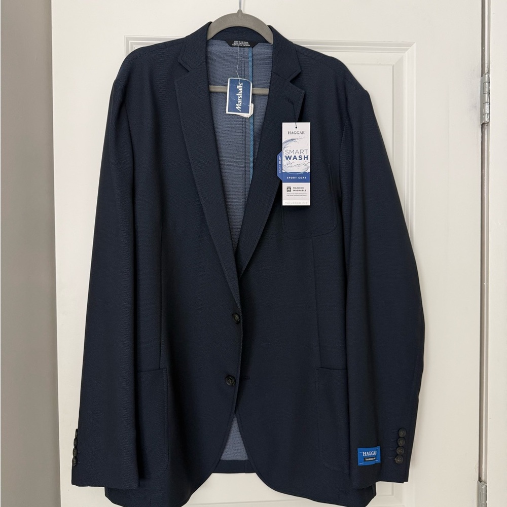 Haggar Dark Blue Men's Sport Coat